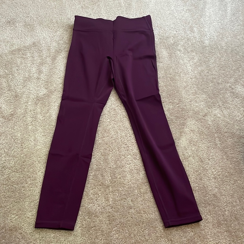 Dark purple fabletics leggings